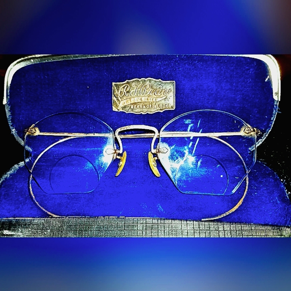 Antique/Vintage Octagonal Bifocal Spectacles